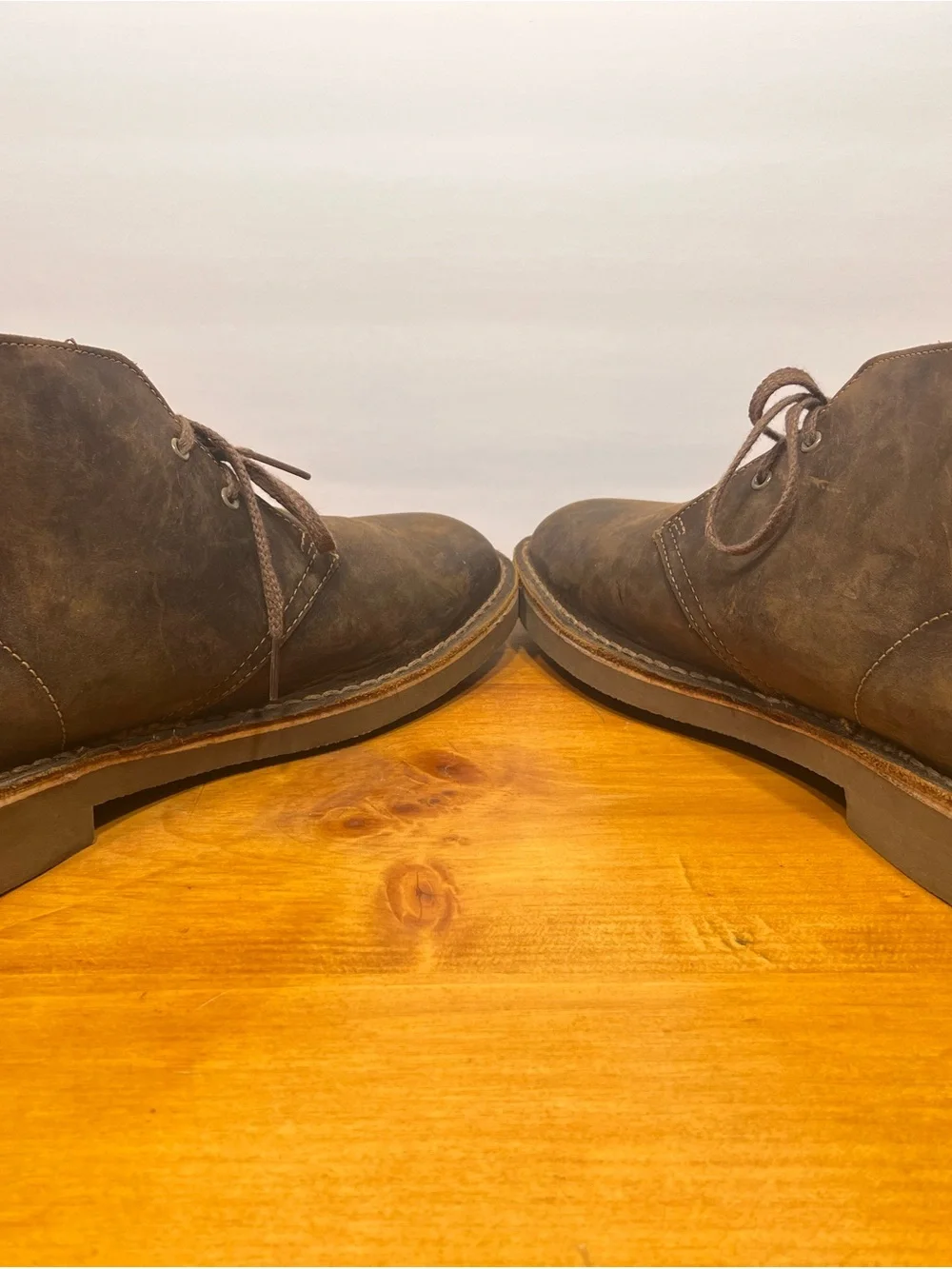 Clarks Brown Leather Chukka Boots